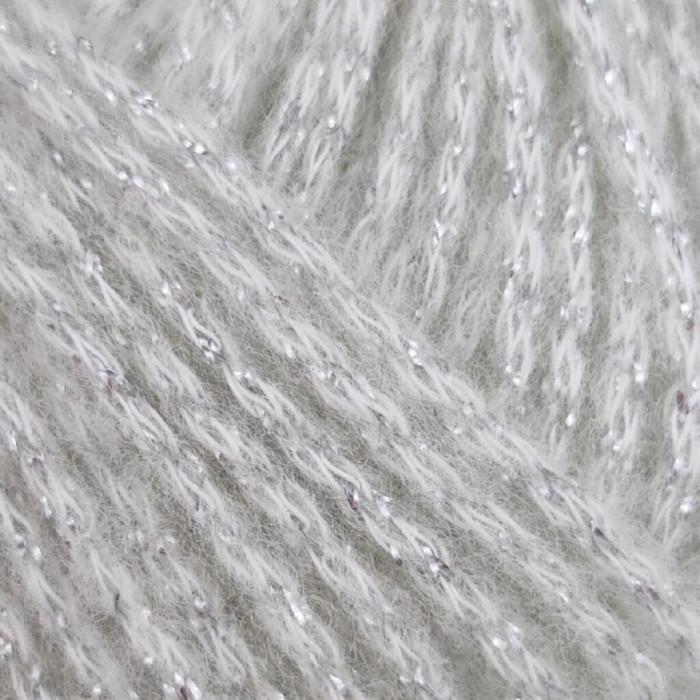 30497 Пряжа Lana Gatto Lounge, 50г - 120м, перлинний, 34% вовна, 46% бавовна, 12% поліестер, 8% поліамід