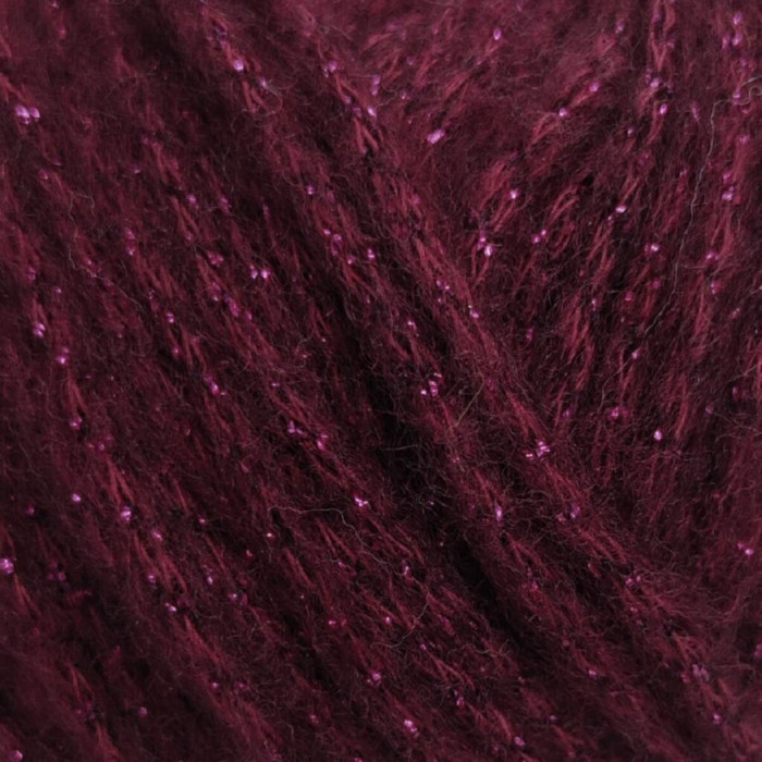 30498 Пряжа Lana Gatto Lounge, 50г - 120м, темно-вишневий, 34% вовна, 46% бавовна, 12% поліестер, 8% поліамід