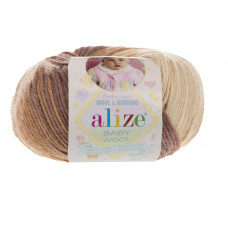 3050 Пряжа Baby Wool Batik 50гр - 175м (Різнокольорова) Alize