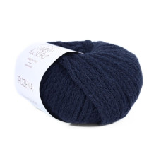 3050 Пряжа Laines du Nord Rozena, 150г - 600м, темно-синій, 68% меринос, 17% кашемір 15% нейлон