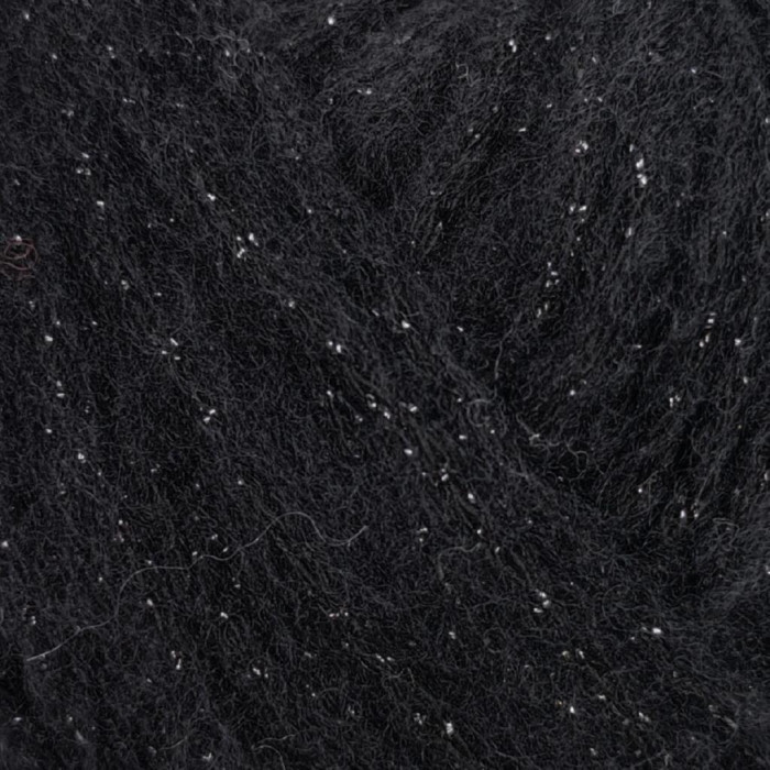 30500 Пряжа Lana Gatto Lounge, 50г - 120м, чорний, 34% вовна, 46% бавовна, 12% поліестер, 8% поліамід