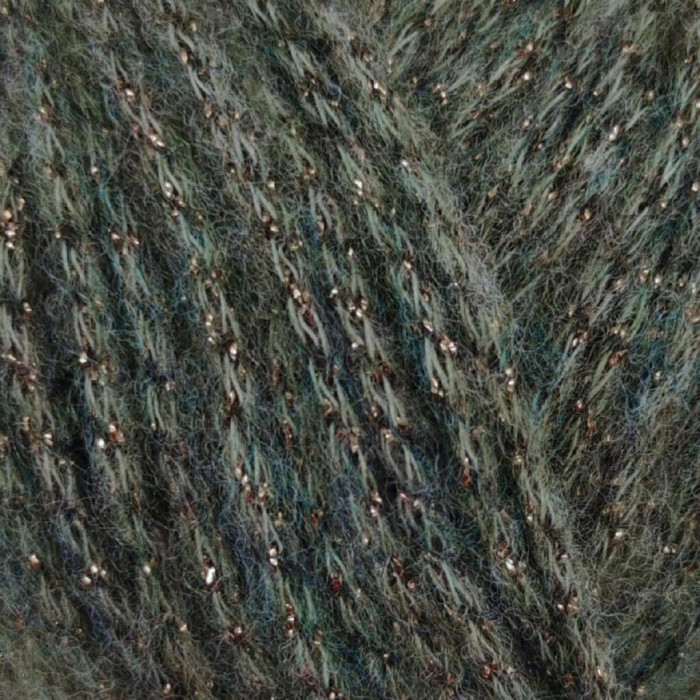 30501 Пряжа Lana Gatto Lounge, 50г - 120м, оливковий, 34% вовна, 46% бавовна, 12% поліестер, 8% поліамід