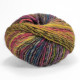 30512 Пряжа Lana Gatto Davos, 50г - 90м, помаранчевий-жовтий-малиновий мікс, 51% вовна, 49% акрил