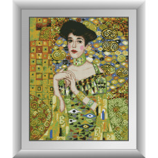 30519 Портрет Аделі Блох-Бауер. Густав Клімт. Dream Art. Набір алмазної мозаїки (квадратні, повна)