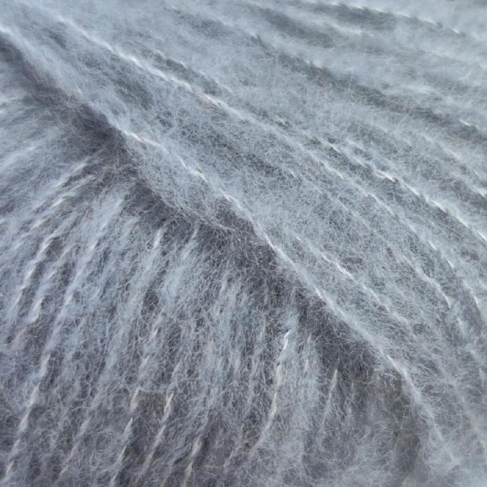 3052 Пряжа Laines du Nord Cashsilk Light, 25г - 145м, сизий, 68% вовна, 22% шовк, 10% кашемір