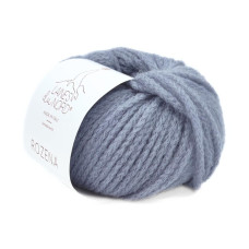 3052 Пряжа Laines du Nord Rozena, 150г - 600м, сіро-блакитний, 68% меринос, 17% кашемір 15% нейлон