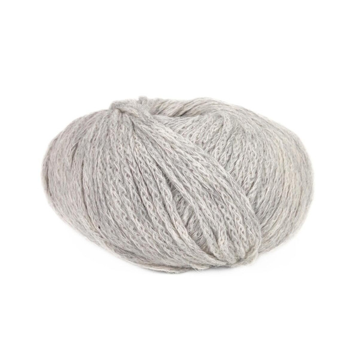 30532 Пряжа Lana Gatto Catena Soft, 50г - 125м, сірий меланж, 40% бавовна, 37% вовна, 23% альпака