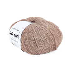 30534 Пряжа Lana Gatto Catena Soft, 50г - 125м, какао-рожевий меланж, 40% бавовна, 37% вовна, 23% альпака