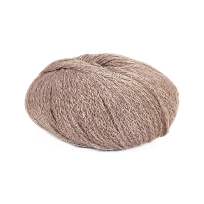 30534 Пряжа Lana Gatto Catena Soft, 50г - 125м, какао-рожевий меланж, 40% бавовна, 37% вовна, 23% альпака