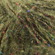 30568 Пряжа Lana Gatto Cocktail, 50г - 115м, хакі+голографічна паєтка, 15% мохер, 19% акрил, 23% поліестер, 43% поліамід