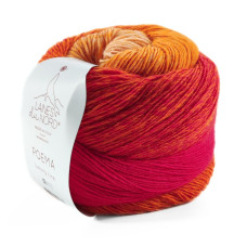 306 Пряжа Laines du Nord Poema, 150г - 600м, різнокольоровий, 100% вовна
