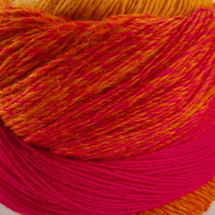 306 Пряжа Laines du Nord Poema, 150г - 600м, різнокольоровий, 100% вовна