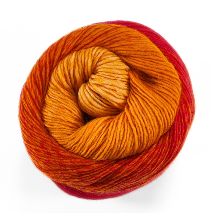 306 Пряжа Laines du Nord Poema, 150г - 600м, різнокольоровий, 100% вовна