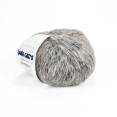 30627 Пряжа Lana Gatto Wengen, 50г - 115м, бежевий меланж, 12% альпака, 12% вовна, 76% бавовна