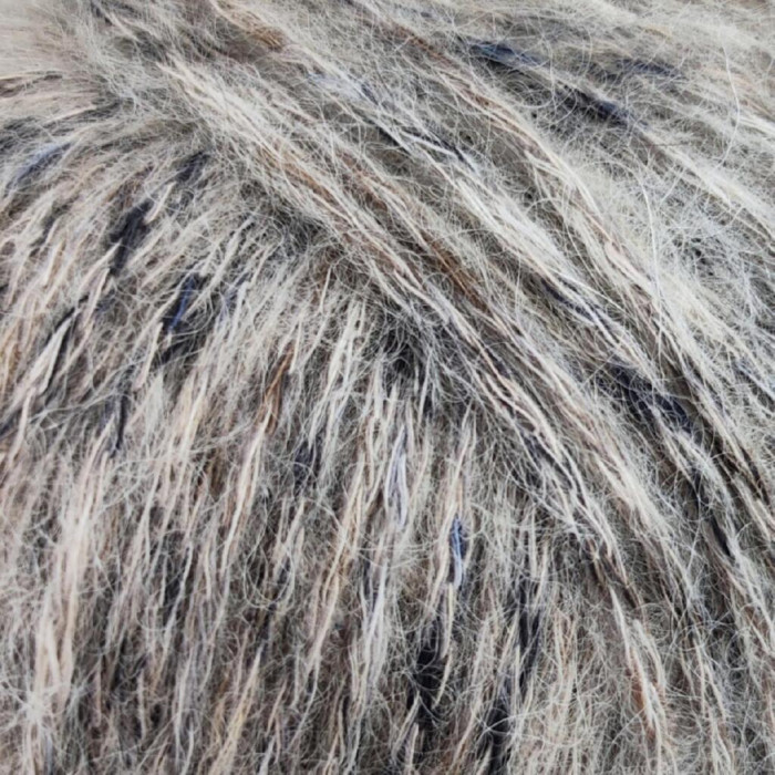 30627 Пряжа Lana Gatto Wengen, 50г - 115м, бежевий меланж, 12% альпака, 12% вовна, 76% бавовна