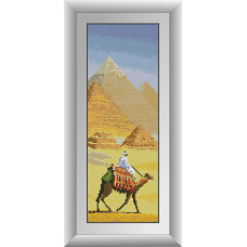 30664 Єгипетські піраміди. Dream Art. Набір алмазної мозаїки (квадратні, повна)