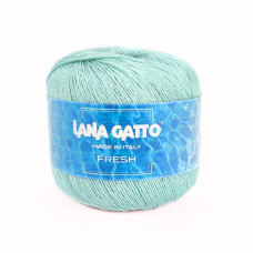 30667 Пряжа Lana Gatto Fresh, 50г - 163м, тіффані, 100% льон