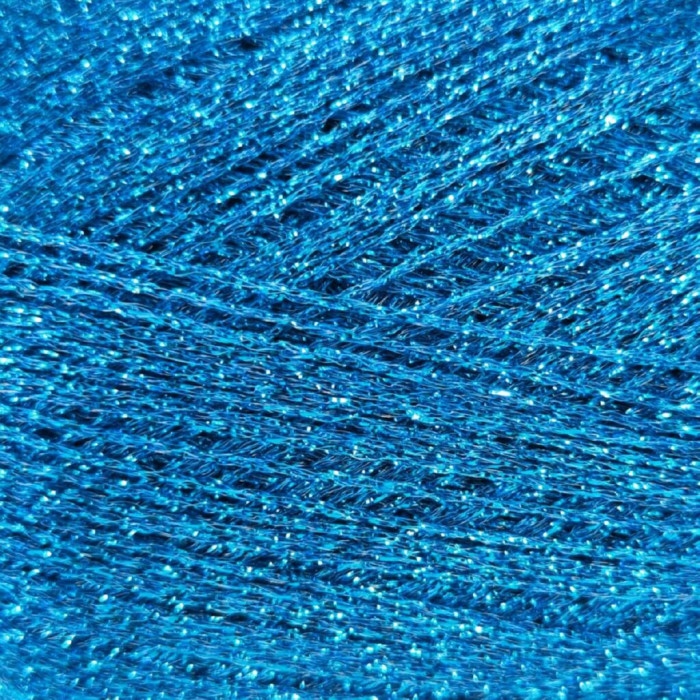 30776 Пряжа Lana Gatto New Glitter, 25г - 300м, яскраво-блакитний, 100% поліестер