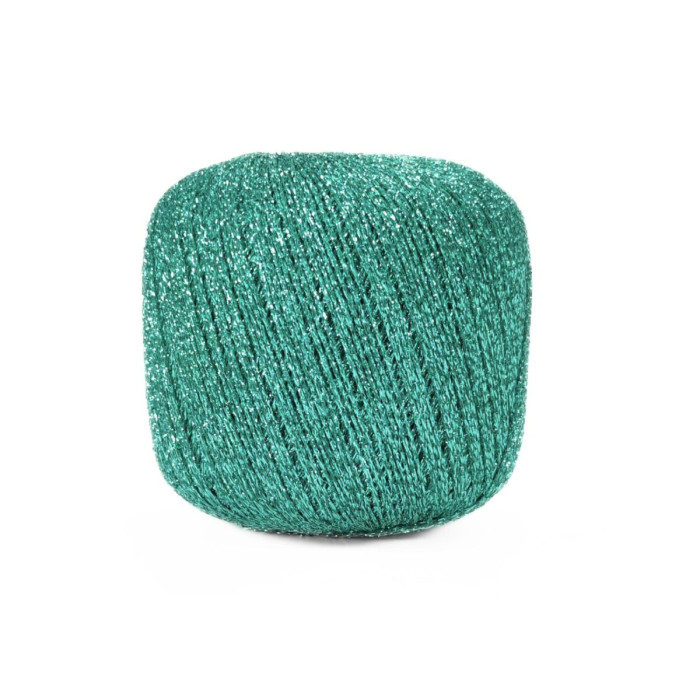 30777 Пряжа Lana Gatto New Glitter, 25г - 300м, бірюзовий, 100% поліестер