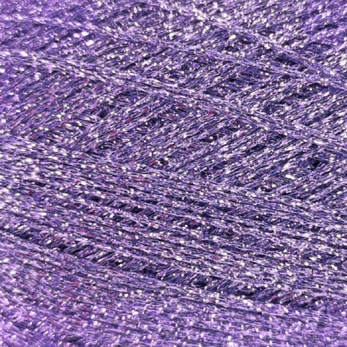 30779 Пряжа Lana Gatto New Glitter, 25г - 300м, фіолетовий, 100% поліестер