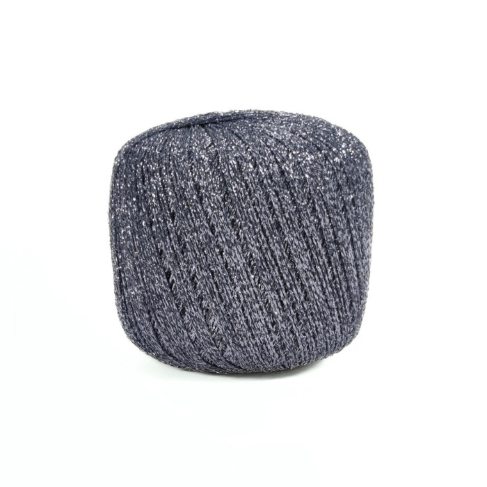 30781 Пряжа Lana Gatto New Glitter, 25г - 300м, блакитно-сірий, 100% поліестер