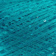 30785 Пряжа Lana Gatto Paillettes, 25г - 195м, бірюзовий, 100% поліестер
