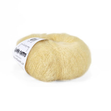 30792 Пряжа Lana Gatto Silk Mohair Lux, 25г - 210м, ванільний крем, 78% cуперкід мохер, 14% шовк, 4% нейлон, 4% поліамід