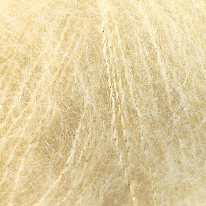 30792 Пряжа Lana Gatto Silk Mohair Lux, 25г - 210м, ванільний крем, 78% cуперкід мохер, 14% шовк, 4% нейлон, 4% поліамід