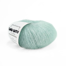 30793 Пряжа Lana Gatto Mohair Royal, 25г - 215м, тала вода, 80% кід мохер, 20% нейлон
