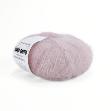 30794 Пряжа Lana Gatto Mohair Royal, 25г - 215м, рожевий кварц, 80% кід мохер, 20% нейлон