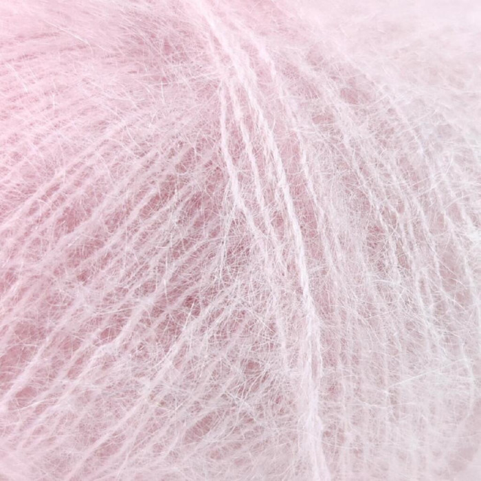 30794 Пряжа Lana Gatto Silk Mohair, 25г - 212м, рожевий кварц, 75% супер кідмохер, 25% шовк