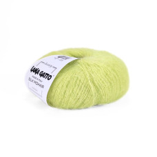 30797 Пряжа Lana Gatto Silk Mohair, 25г - 212м, фісташковий, 75% супер кідмохер, 25% шовк