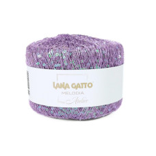 30875 Пряжа Lana Gatto Melodia, 25г - 130м, бузковий, 55% поліамід, 45% поліестер