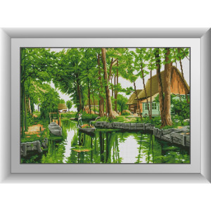 30876 Будинок в лісі. Dream Art. Набір алмазної мозаїки (квадратні, повна) 30876 Будинок в лісі. Dream Art. Набір алмазної мозаїки (квадратні, повна)