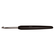 30887 Гачок алюмінієвий 6.50 mm з чорною ручкою Aluminum KnitPro