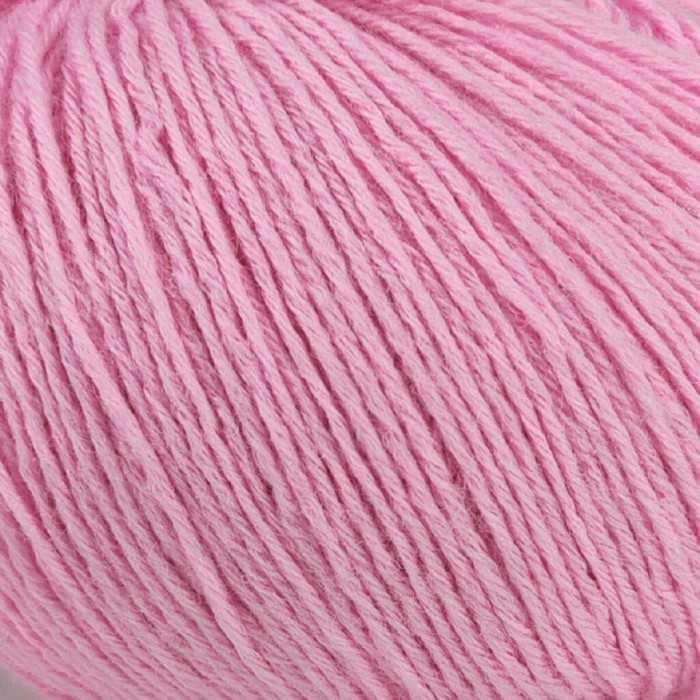 31 Пряжа Campolmi Filati Georgia, 50г - 200м, рожевий цикламен, 50% вовна меринос, 50% акрил