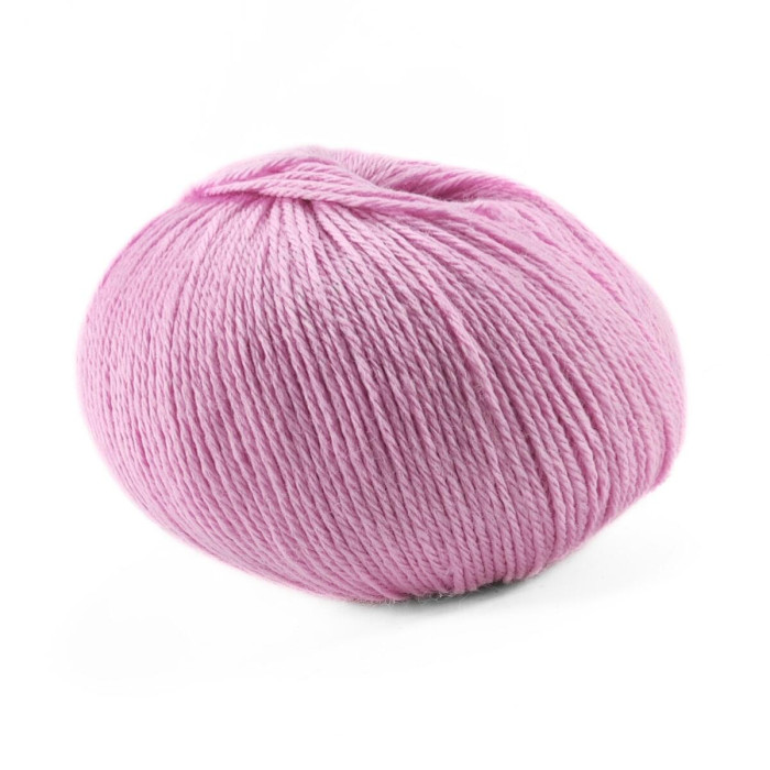 31 Пряжа Campolmi Filati Svezia, 100г - 250м, цикламен, 50% вовна, 50% акрил