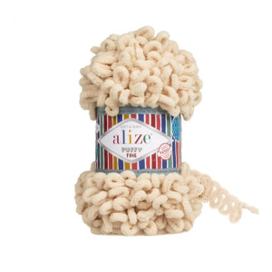 310 Пряжа Puffy Fine 100гр - 14м (Шампань) Alize