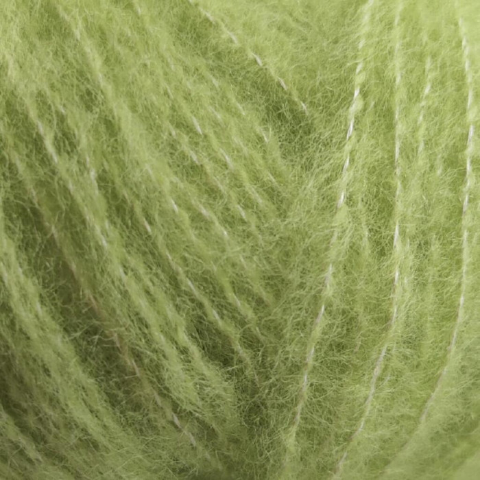 3102 Пряжа Laines du Nord Cashsilk Light, 25г - 145м, салатовий, 68% вовна, 22% шовк, 10% кашемір