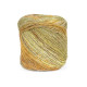 31024 Пряжа Lana Gatto Kenia, 100г - 250м, гірчичний мікс, 36% бавовна, 36% льон, 28% віскоза