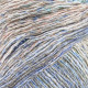 31027 Пряжа Lana Gatto Kenia, 100г - 250м, бежево-блакитний мікс, 36% бавовна, 36% льон, 28% віскоза