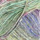 31028 Пряжа Lana Gatto Kenia, 100г - 250м, рожевий-бежевий-м'ятний-синій мікс, 36% бавовна, 36% льон, 28% віскоза