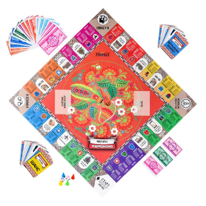 31029 Strateg Настільна гра - Економіка України (українська мова, Стратег)