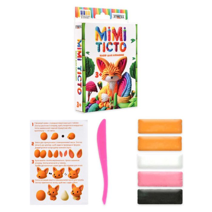 31057 Strateg Набір для ліплення MIMI ТІСТО - Лисичка (Стратег)