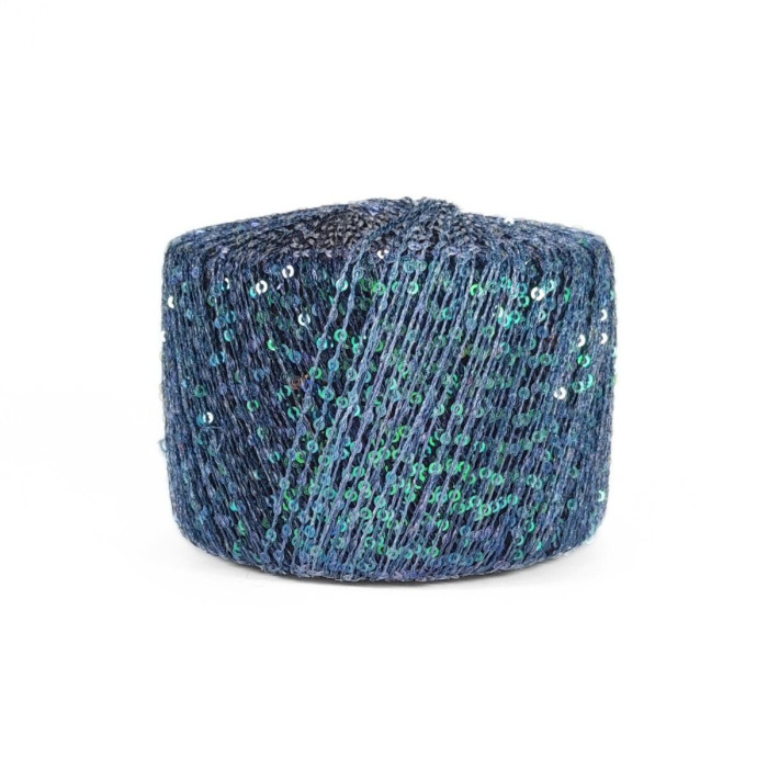 31099 Пряжа Lana Gatto Eclair, 25г - 130м, синій, 100 нейлон