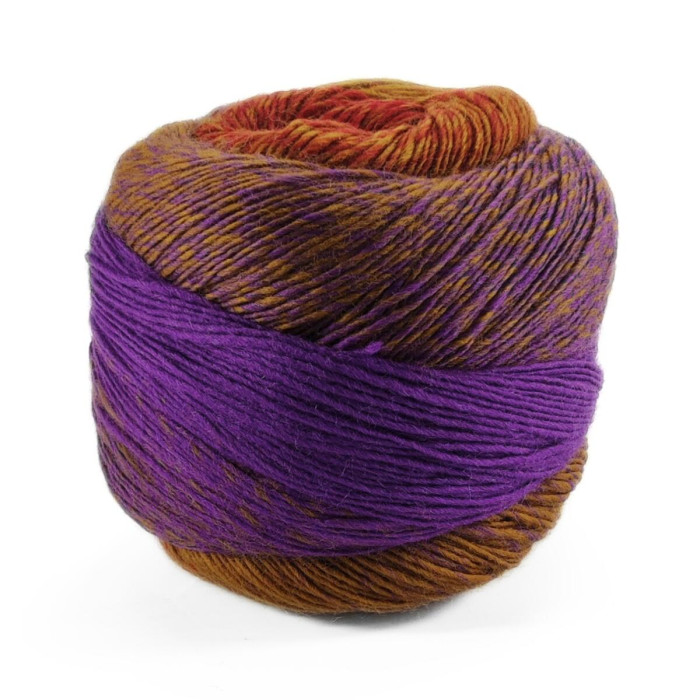 311 Пряжа Laines du Nord Poema, 150г - 600м, різнокольоровий, 100% вовна