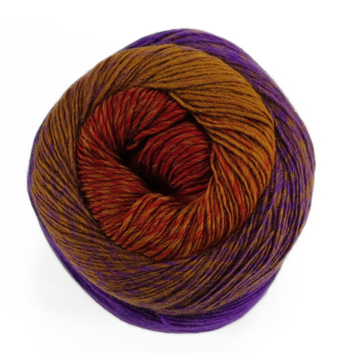 311 Пряжа Laines du Nord Poema, 150г - 600м, різнокольоровий, 100% вовна