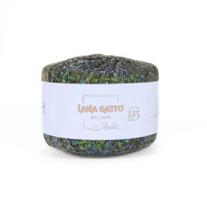 31100 Пряжа Lana Gatto Eclair, 25г - 130м, зелений, 100 нейлон