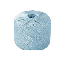 31165 Пряжа Lana Gatto Paillettes, 25г - 195м, блакитний, 100% поліестер