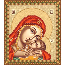 РИП-057 Касперівська Ікона Пресвятої Богородиці. Марічка. Схема на тканині для вишивання бісером